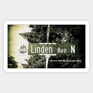 Linden Avenue North, Shoreline, WA by MWP Sticker